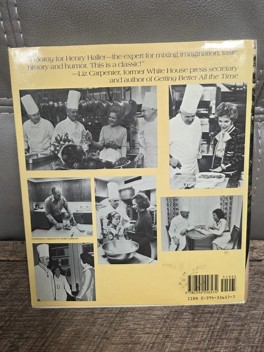 Signed First Edition: The White House Family Cookbook by Henry Haller ~ Bin 1H